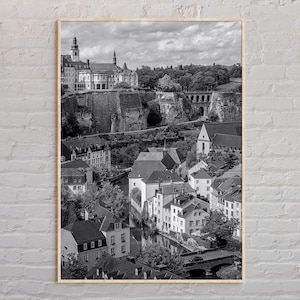 Black and White, Luxembourg Print, Luxembourg Wall Art, Luxembourg Poster, Luxembourg Photo, Luxembourg Poster Print, Luxembourg Wall Decor