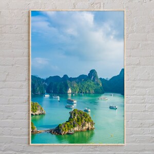 Foto real, impresión de Vietnam, arte mural de Vietnam, póster de Vietnam, foto de Vietnam, impresión de póster de Vietnam, decoración de pared de Vietnam, póster de Asia