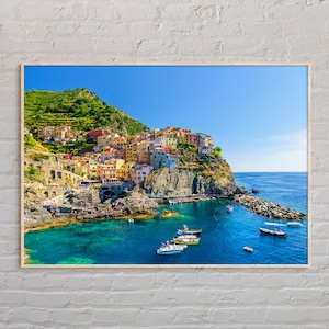 Echte foto, Cinque Terre-print, Cinque Terre-muurkunst, Cinque Terre-poster, Cinque Terre-foto, Cinque Terre-posterprint, Italië