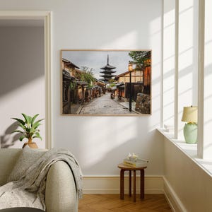 Echtes Foto, Kyoto Druck, Kyoto Wandkunst, Kyoto Poster, Kyoto Foto, Kyoto Poster Druck, Kyoto Wanddekor, Japan Poster, Japan Druck Bild 2
