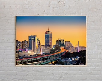 Real Photo, Boston Print, Boston Wall Art, Boston Poster, Boston Photo, Boston Poster Print, Boston Wall Decor, Massachusetts Poster