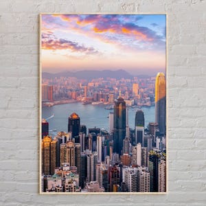 Real Photo, Hong Kong Print, Hong Kong Wall Art, Hong Kong Poster, Hong Kong Photo, Hong Kong Poster Print, Hong Kong Wall Decor