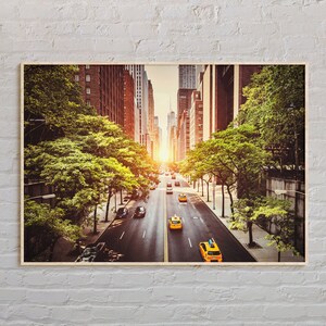 Fotografía real, impresión de la ciudad de Nueva York, arte mural de la ciudad de Nueva York, póster de la ciudad de Nueva York, fotografía de la ciudad de Nueva York, impresión de póster de la ciudad de Nueva York