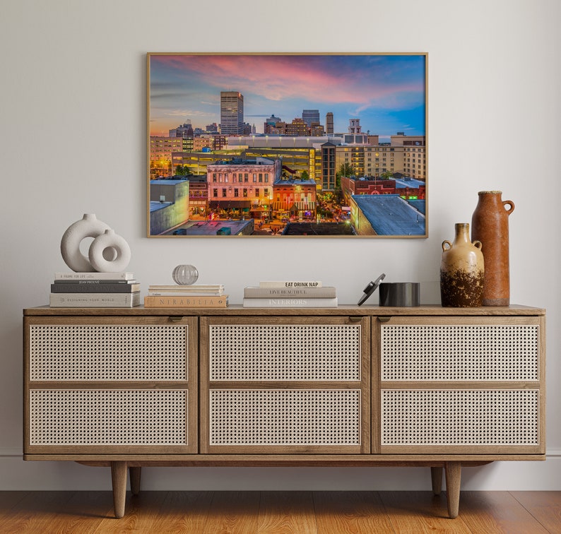 Real Photo, Memphis Print, Memphis Wall Art, Memphis Poster, Memphis