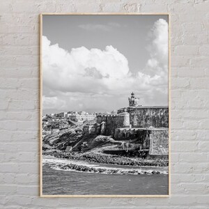 Black and White, San Juan Print, San Juan Wall Art, San Juan Poster, San Juan Photo, San Juan Poster Print, San Juan Decor, Puerto Rico