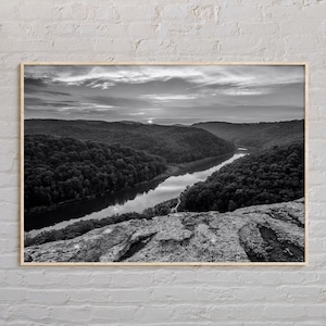 Schwarzweiß, Tennessee Druck, Tennessee Wandkunst, Tennessee Poster, Tennessee Foto, Tennessee Poster Druck, Tennessee Wanddekor, USA