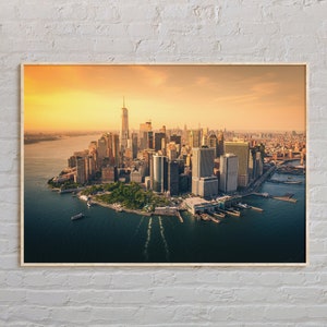 Echte foto, Manhattan-afdruk, Manhattan-muurkunst, Manhattan-poster, Manhattan-foto, Manhattan-posterafdruk, Manhattan-muurdecoratie, VS