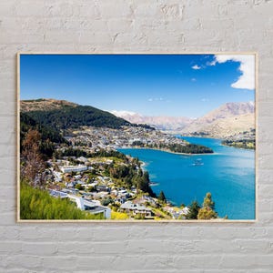 Real Photo, Queenstown Print, Queenstown Art, Queenstown Poster, Queenstown Photo, Queenstown Poster Print, Queenstown Wall Decor