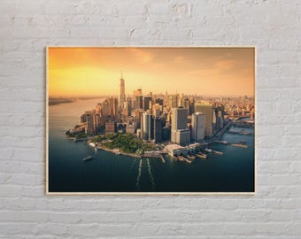 Real Photo, Manhattan Print, Manhattan Wall Art, Manhattan Poster, Manhattan Photo, Manhattan Poster Print, Manhattan Wall Decor, USA