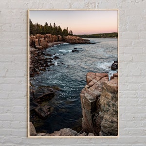 Foto real, Impresión de Acadia, Arte mural de Acadia, Póster de Acadia, Foto de Acadia, Impresión de póster de Acadia, Decoración de pared de Acadia, Póster de Estados Unidos