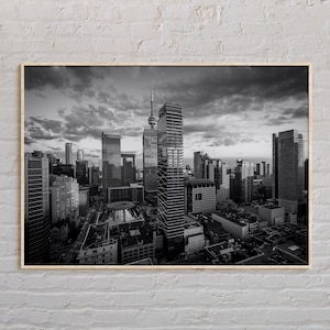 Black and White, Toronto Print, Toronto Wall Art, Toronto Poster, Toronto Photo, Toronto Poster Print, Toronto Wall Decor, Canada Print