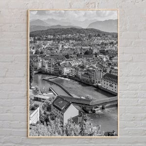 Black and White, Switzerland Print, Switzerland Art, Switzerland Poster, Switzerland Photo, Switzerland Poster Print, Switzerland Decor