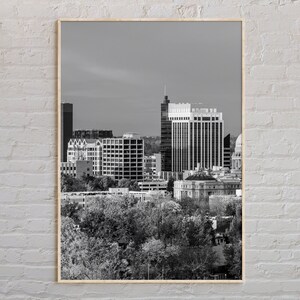 Black and White, Boise Print, Boise Wall Art, Boise Poster, Boise Photo, Boise Poster Print, Boise Wall Decor, Idaho Poster Print, USA