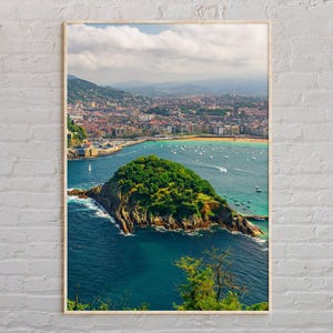Real Photo, San Sebastian Print, San Sebastian Wall Art, San Sebastian Poster, San Sebastian Photo, San Sebastian Wall Decor, Spain