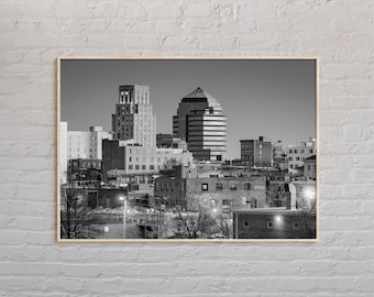 Black and White, Durham Print, Durham Wall Art, Durham Poster, Durham Photo, Durham Poster Print, Durham Wall Decor, North Carolina, USA