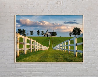 Foto reale, stampa del Kentucky, arte murale del Kentucky, poster del Kentucky, foto del Kentucky, stampa poster del Kentucky, decorazione murale del Kentucky, stampa USA