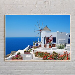 echtes Foto, Mykonos Print, Mykonos Wandkunst, Mykonos Poster, Mykonos Foto, Mykonos Poster Druck, Mykonos Wanddekor, Griechenland Poster