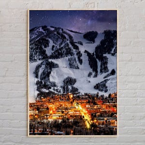 Real Photo, Aspen Print, Aspen Wall Art, Aspen Poster, Aspen Photo, Aspen Poster Print, Aspen Wall Decor, Colorado Poster Print, USA