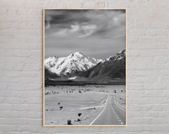Black and White, New Zealand Print, New Zealand Art, New Zealand Poster, New Zealand Photo, New Zealand Poster Print, New Zealand Decor