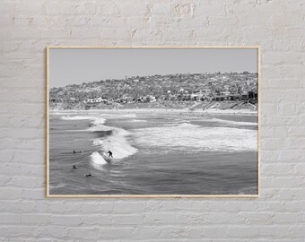 Czarno-biały, wydruk z San Diego, sztuka ścienna z San Diego, plakat z San Diego, zdjęcie z San Diego, wydruk plakatu z San Diego, wydruk plakatu z Kalifornii