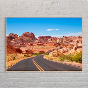 Vraie photo, impression Nevada, art mural Nevada, affiche Nevada, photo Nevada, impression affiche Nevada, décoration murale Nevada, affiche États-Unis