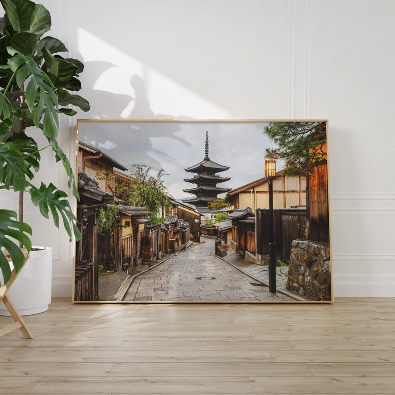 Echtes Foto, Kyoto Druck, Kyoto Wandkunst, Kyoto Poster, Kyoto Foto, Kyoto Poster Druck, Kyoto Wanddekor, Japan Poster, Japan Druck Bild 5