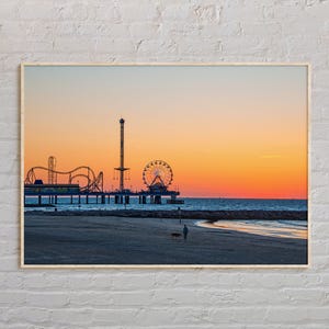 Real Photo, Galveston Print, Galveston Wall Art, Galveston Poster, Galveston Photo, Galveston Poster Print, Galveston Decor, Texas