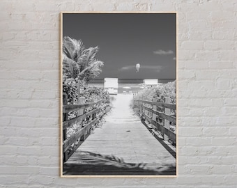 Black and White, Florida Print, Florida Wall Art, Florida Poster, Florida Photo, Florida Poster Print, Florida Wall Decor, USA Poster
