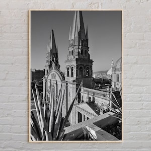 Black and White, Guadalajara Print, Guadalajara Art, Guadalajara Poster, Guadalajara Photo, Guadalajara Poster Print, Guadalajara Decor