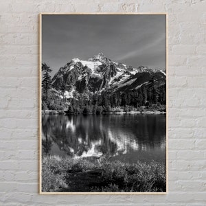Zwart-wit, Washington Print, Washington Wall Art, Washington Poster, Washington Photo, Washington Poster Print, Washington Decor