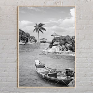Black and White, Thailand Print, Thailand Wall Art, Thailand Poster, Thailand Photo, Thailand Poster Print, Thailand Wall Decor, Asia