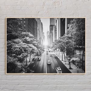 Noir et blanc, impression de la ville de New York, art mural de la ville de New York, affiche de la ville de New York, photo de la ville de New York, impression d'affiche de la ville de New York