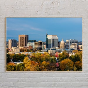Real Photo, Boise Print, Boise Wall Art, Boise Poster, Boise Photo, Boise Poster Print, Boise Wall Decor, Idaho Poster Print, USA