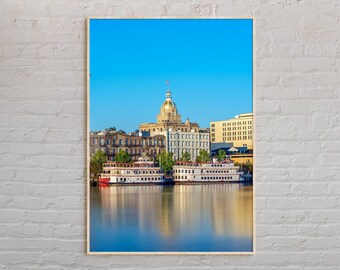 Real Photo, Savannah Print, Savannah Wall Art, Savannah Poster, Savannah Photo, Savannah Poster Print, Savannah Decor, Georgia Print