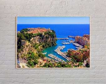 Real Photo, Monaco Print, Monaco Wall Art, Monaco Poster, Monaco Photo, Monaco Poster Print, Monaco Wall Decor, France, Europe Print