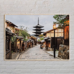Echtes Foto, Kyoto Druck, Kyoto Wandkunst, Kyoto Poster, Kyoto Foto, Kyoto Poster Druck, Kyoto Wanddekor, Japan Poster, Japan Druck Bild 1