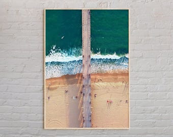 Echtes Foto, Hermosa Beach Print, Hermosa Beach Wandkunst, Hermosa Beach Poster, Hermosa Beach Foto, Hermosa Beach Decor, Kalifornien