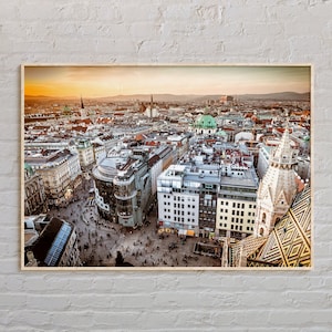 Echtes Foto, Wien-Druck, Wien-Wand-Kunst, Wien-Plakat, Wien-Foto, Wien-Plakat, Wien-Wand-Dekor, Österreich-Plakat