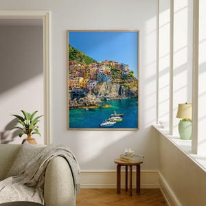Real Photo, Cinque Terre Print, Cinque Terre Wall Art, Cinque Terre Poster, Cinque Terre Photo, Cinque Terre Poster Print, Italy image 2