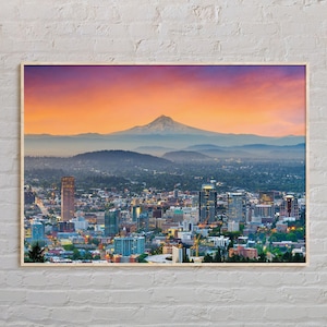 Real Photo, Portland Print, Portland Wall Art, Portland Poster, Portland Photo, Portland Poster Print, Portland Wall Decor, Oregon