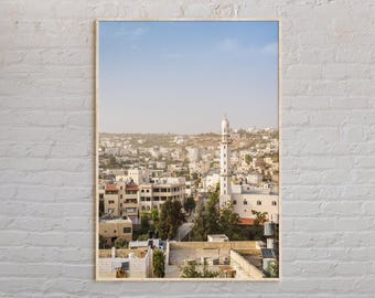 Foto real, impressão da Palestina, arte de parede da Palestina, pôster da Palestina, foto da Palestina, impressão de pôster da Palestina, decoração de parede da Palestina