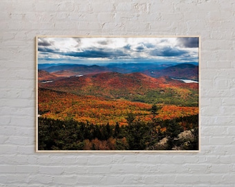 Real Photo, Adirondack Mountains Print, Adirondack Mountains Wall Art, Adirondack Poster, Adirondack Mountains Photo, New York Print