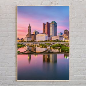 Real Photo, Columbus Print, Columbus Wall Art, Columbus Poster, Columbus Photo, Columbus Poster Print, Columbus Decor, Ohio Print