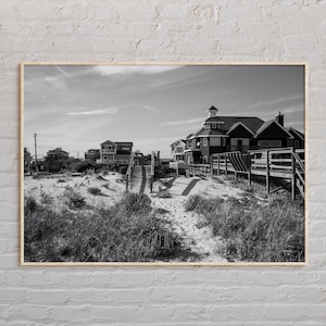 Black and White, The Hamptons Print, The Hamptons Art, The Hamptons Poster, The Hamptons Photo, The Hamptons Decor, New York Poster Print