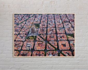 Riktigt foto, Barcelona-tryck, Barcelona-väggkonst, Barcelona-affisch, Barcelona-foto, Barcelona-affischtryck, Barcelona-dekor, Spanien