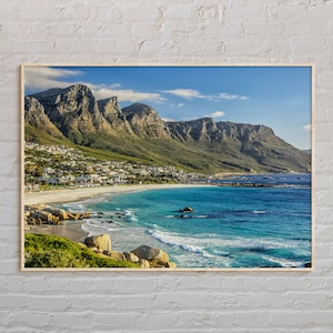 Foto real, impressão da Cidade do Cabo, arte de parede da Cidade do Cabo, pôster da Cidade do Cabo, foto da Cidade do Cabo, impressão de pôster da Cidade do Cabo, decoração de parede da Cidade do Cabo