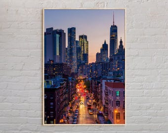 Real Photo, New York State Print, New York Wall Art, New York Poster, New York Photo, New York Poster Print, New York Decor, USA
