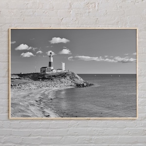 Black and White, Montauk Print, Montauk Wall Art, Montauk Poster, Montauk Photo, Montauk Poster Print, Montauk Wall Decor, New York Poster