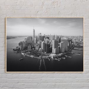 Noir et blanc, impression Manhattan, art mural Manhattan, affiche Manhattan, photo Manhattan, impression affiche Manhattan, décoration murale Manhattan, États-Unis