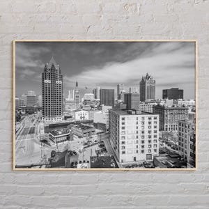 Black and White, Milwaukee Print, Milwaukee Wall Art, Milwaukee Poster, Milwaukee Photo, Milwaukee Poster Print, Wisconsin Poster Print